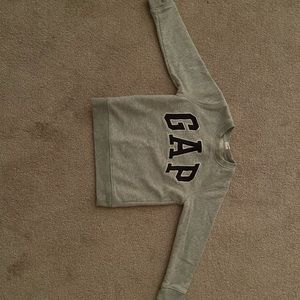 GAP sweatshirt size 5 years gray and navy EUC